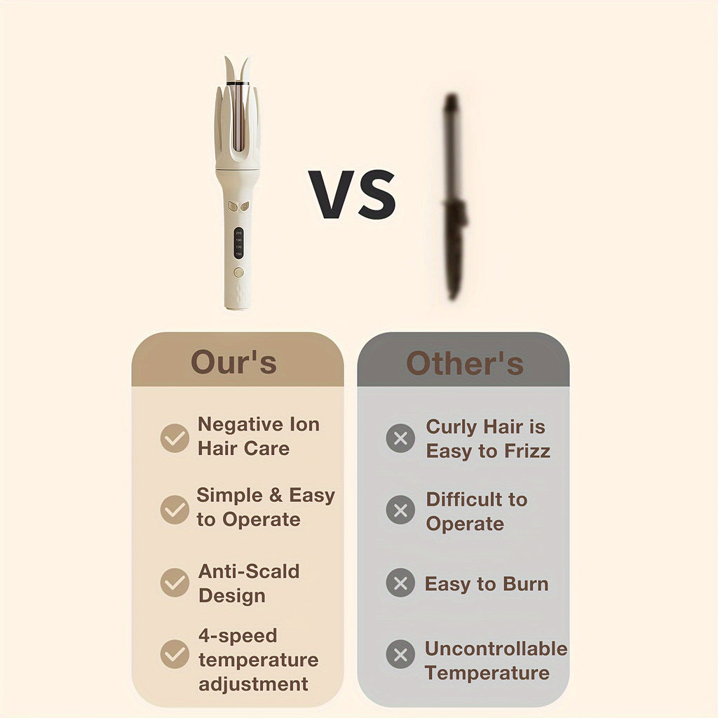 Automatic Hair Curler – Smart One-Click Styling for Effortless Curls