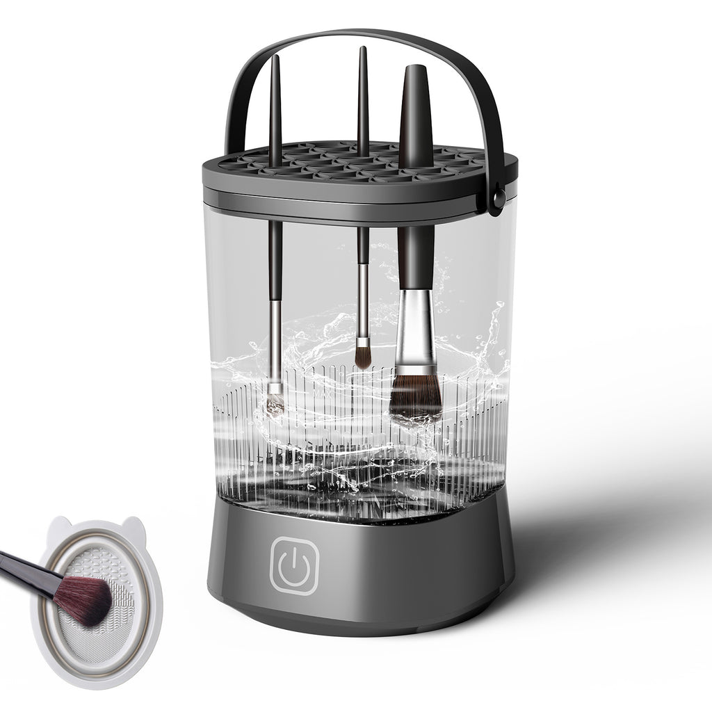 Electric Makeup Brush Cleaner - 9000 RPM Makeup Brush Cleaning Machine, Waterproof Automatic Makeup Brush Cleaner For Makeup Sponges And Brushes