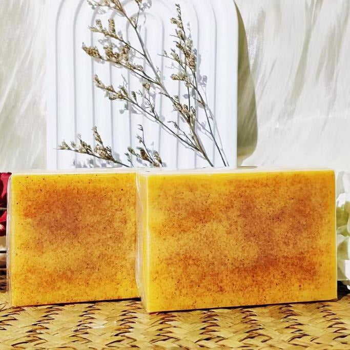 Lemon Turmeric & Kojic Acid Soap For All Skin Types - Radiant Radiant Skin Restorator For Deep Cleansing Natural Skincare For Face & Body 1pcs
