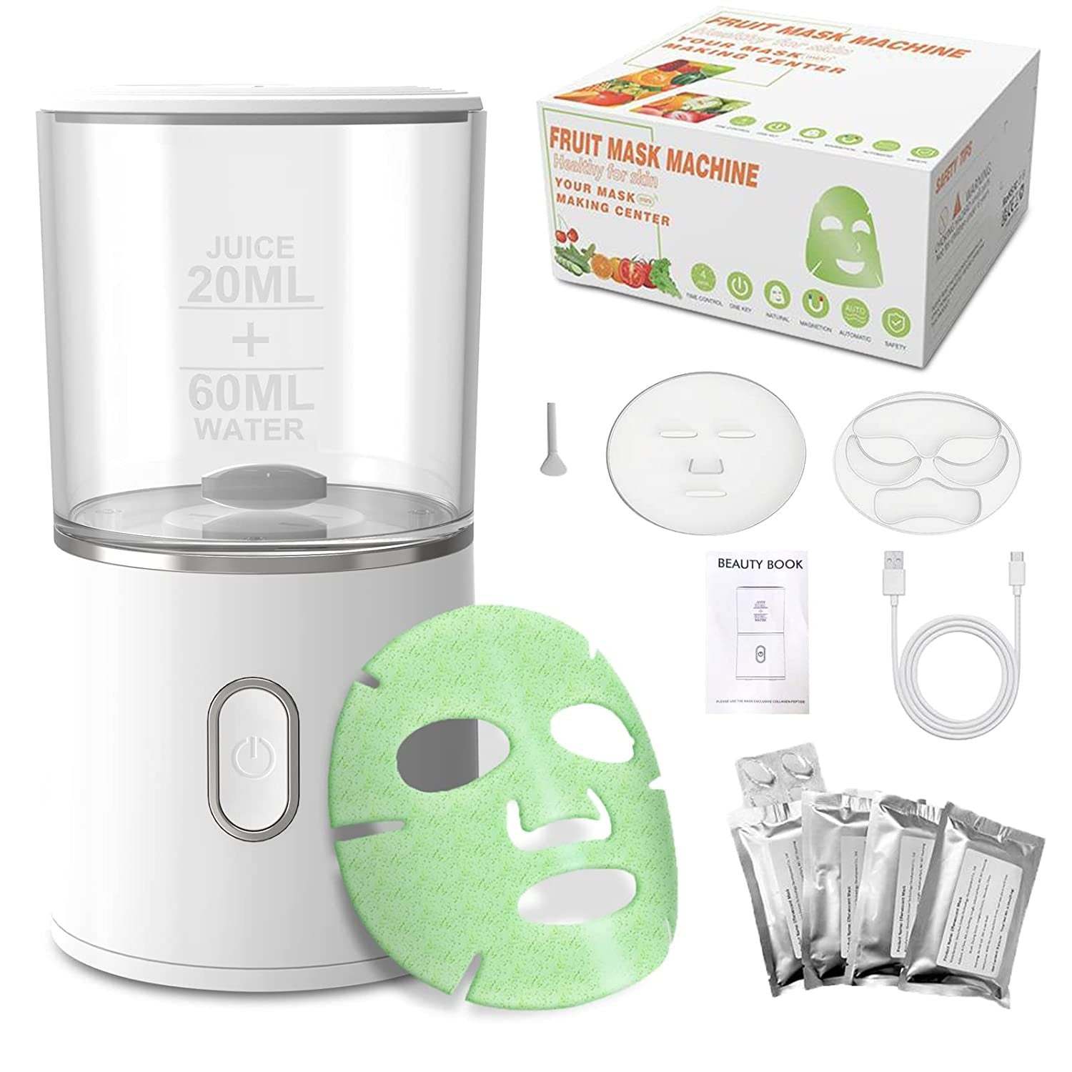 DIY Automatic Facial Mask Maker – Intelligent Fruit & Collagen Mask Machine
