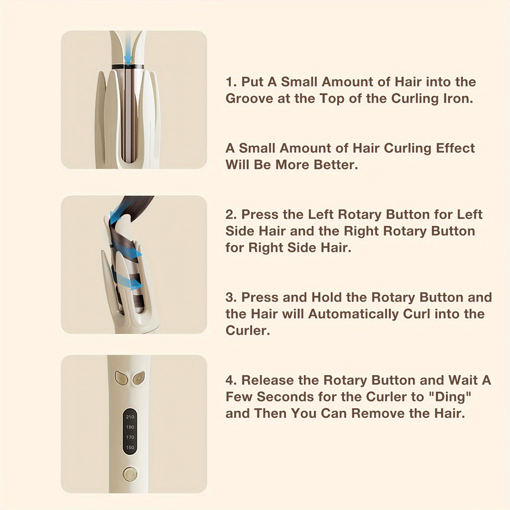 Automatic Hair Curler – Smart One-Click Styling for Effortless Curls