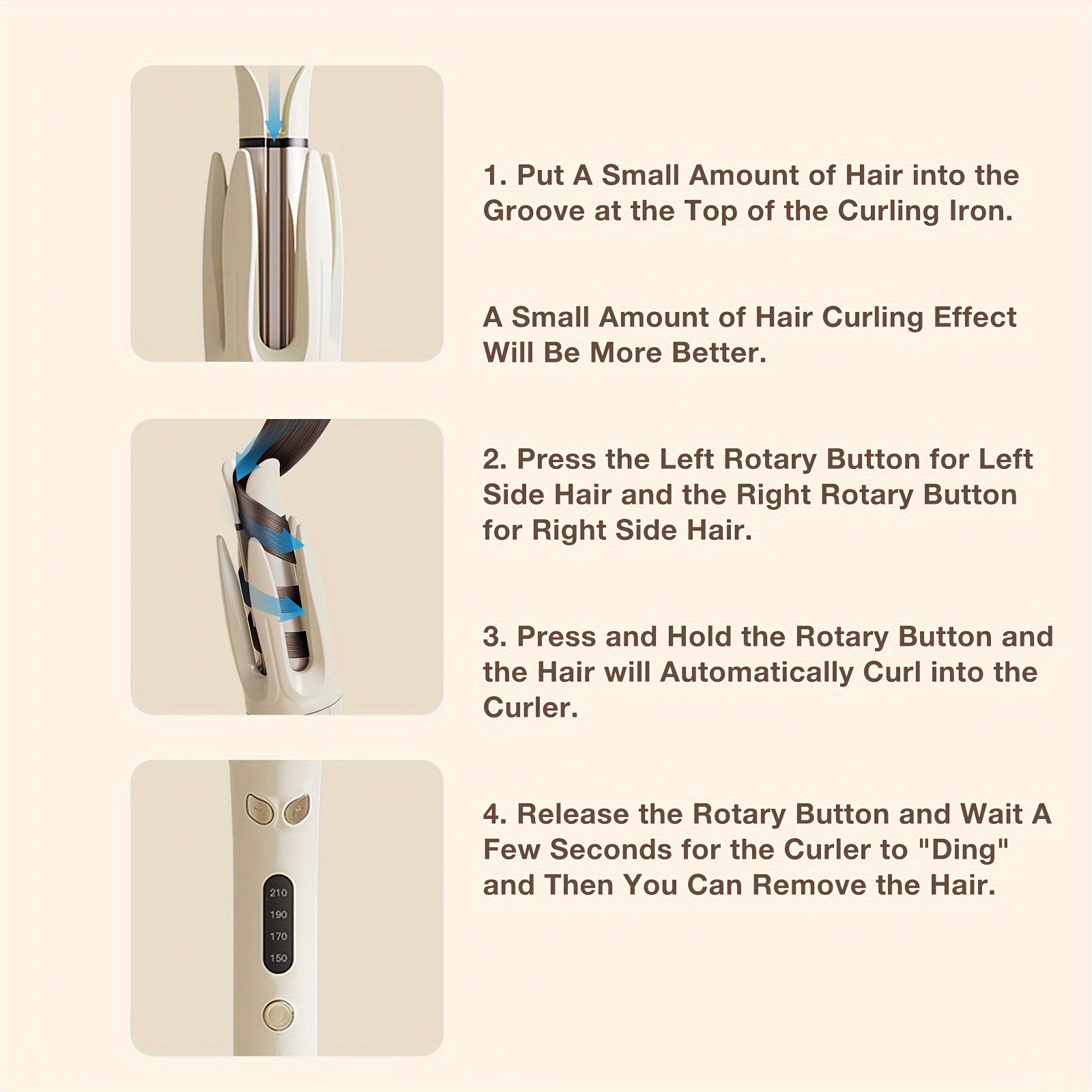 Automatic Hair Curler – Smart One-Click Styling for Effortless Curls