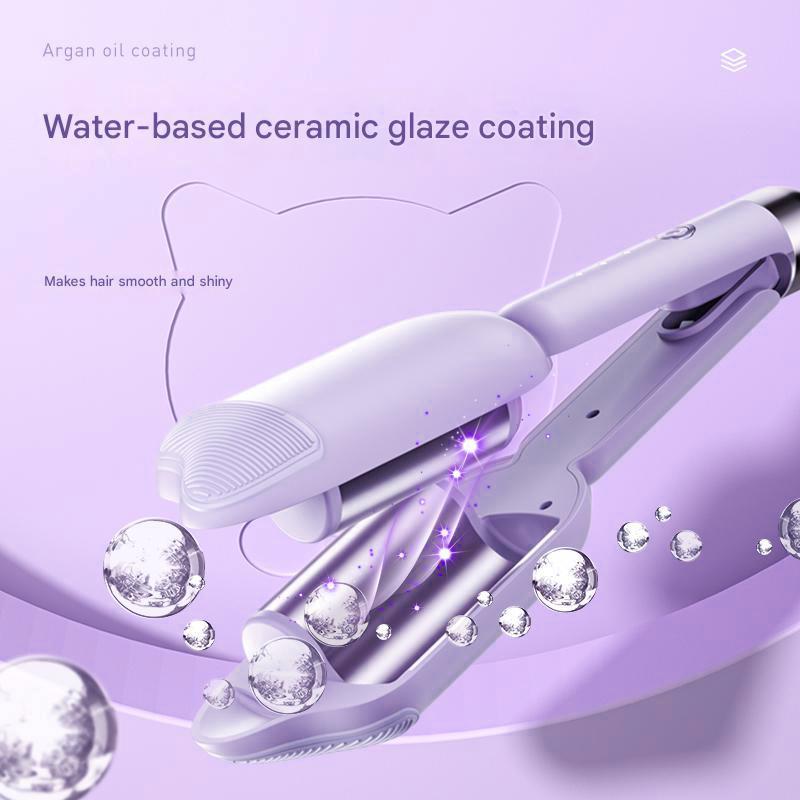 Cat Paw French Omelette Curling Wand – 36mm Water Wave Sheep Curl Hair Iron