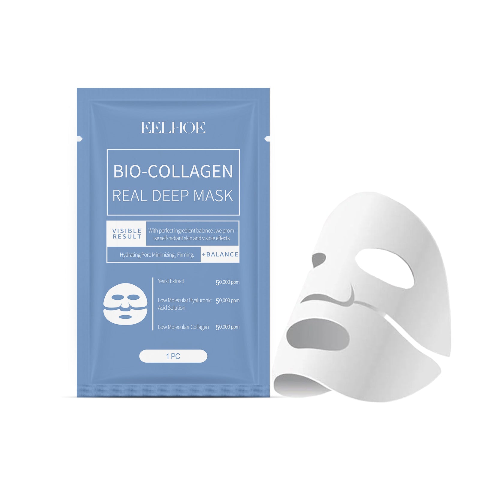EELHOE Collagen Face Mask – Anti-Aging, Hydrating & Brightening