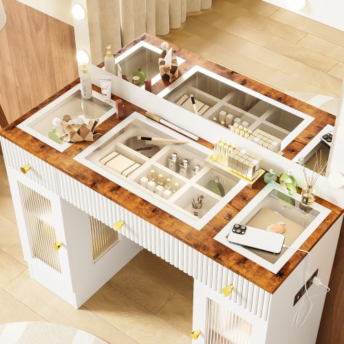 Hollywood Glam Vanity Desk – 43.3″