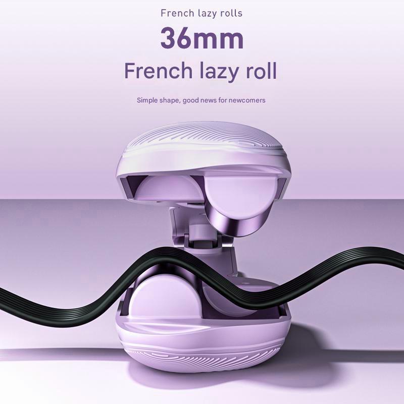 Cat Paw French Omelette Curling Wand – 36mm Water Wave Sheep Curl Hair Iron