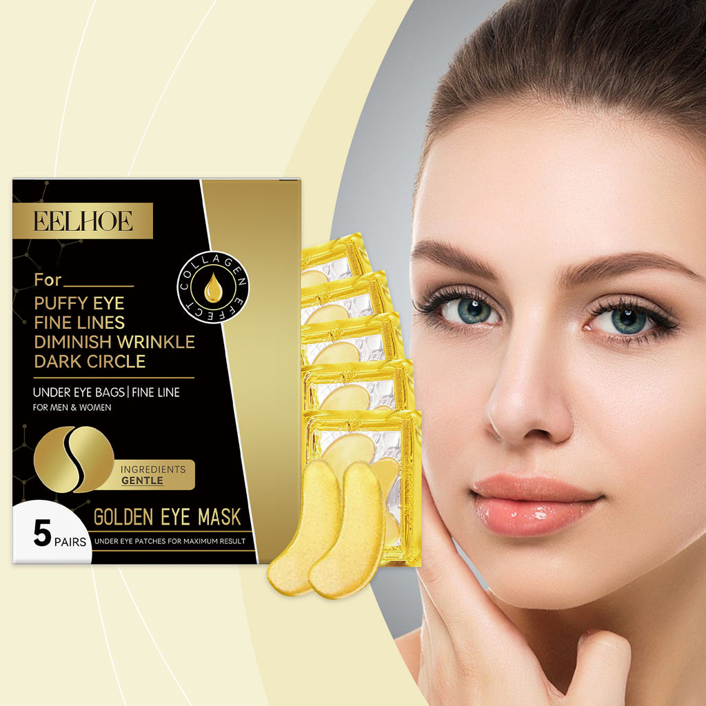 EELHOE 24K Gold Firming Eye Mask – Anti-Aging & Hydrating