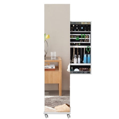 Full Length Mirror 360 Swivel Jewelry Cabinet