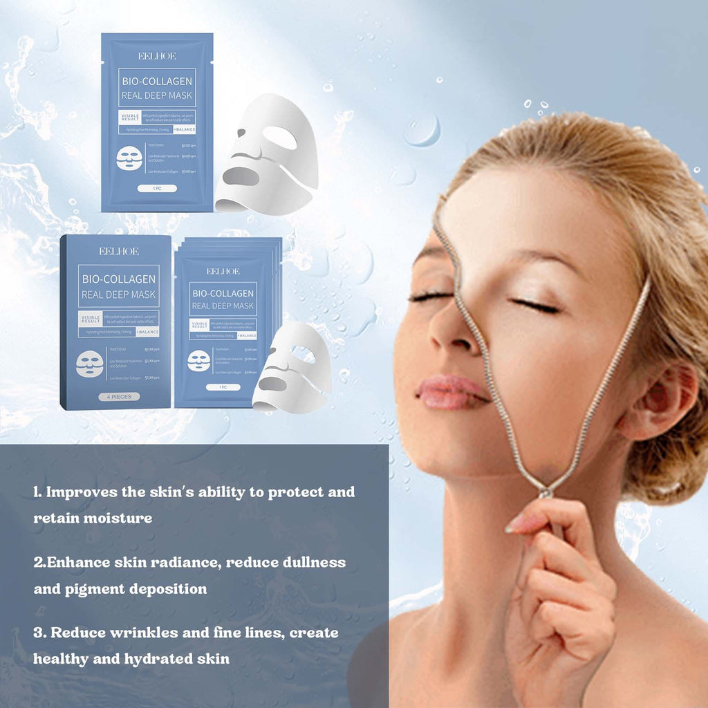 EELHOE Collagen Face Mask – Anti-Aging, Hydrating & Brightening